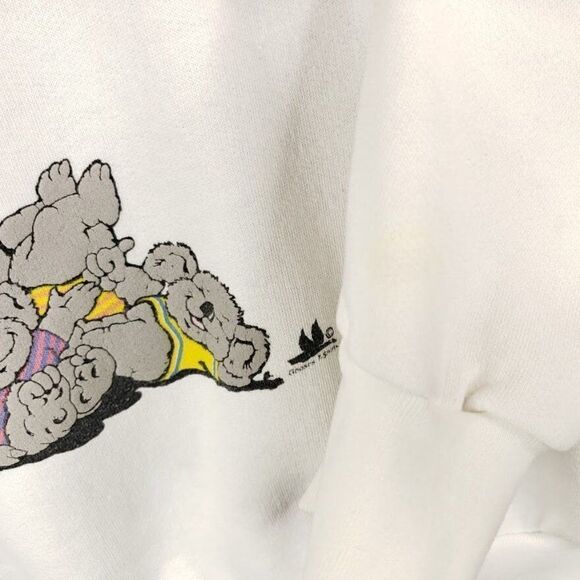 Australia Koala Bear Sweatshirt Vintage 80s Down Under Made In Australia Mens - Picture 4 of 7